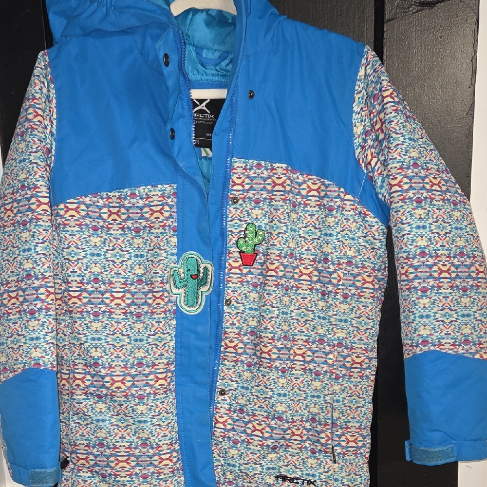 Arctix Kids Multicolor Patterned Puffer Jacket